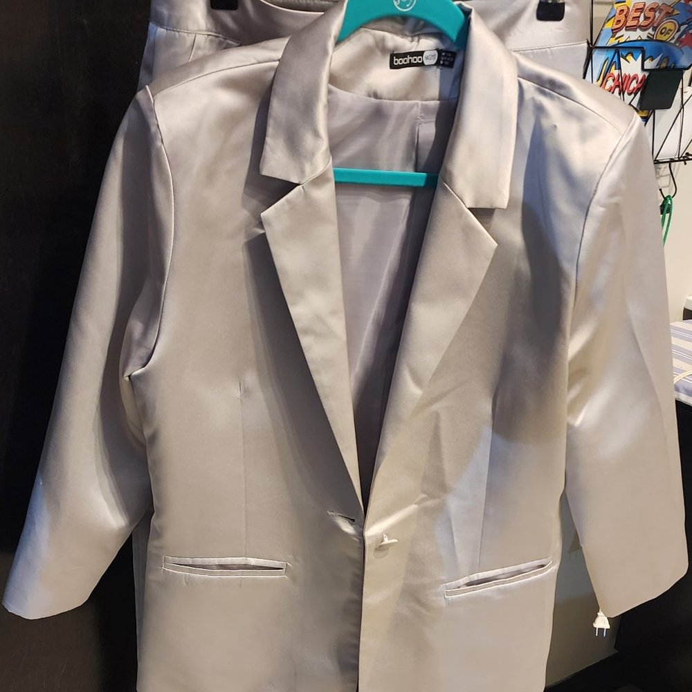 Metallic Pant Suit (Blazer & Pant)
